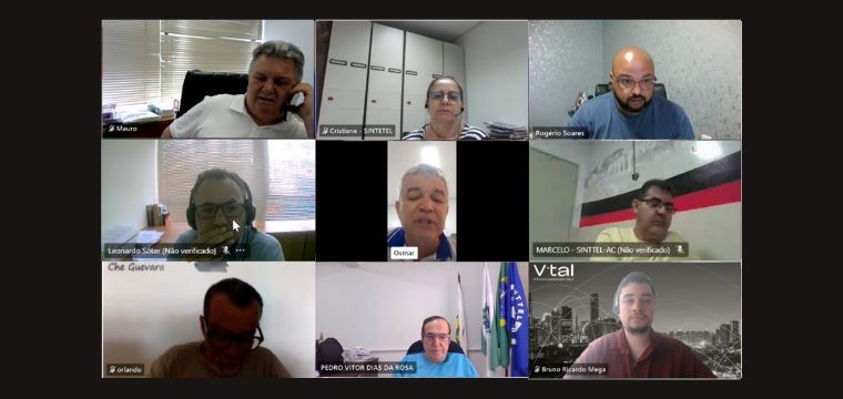 V.Tal: Sinttel rejeita proposta e pede avanÃ§o nas prÃ³ximas negociaÃ§Ãµes 